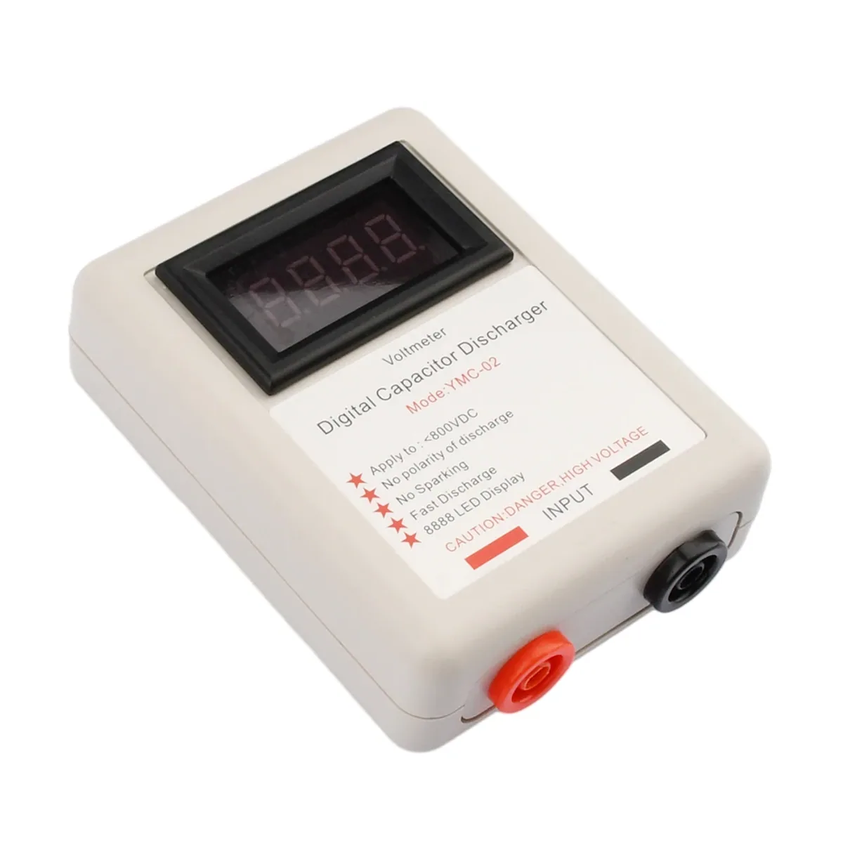 Digital Capacitor Discharger | 4 Digit Voltmeter | Below 800V DC, 150J Max - Thumbnail 5