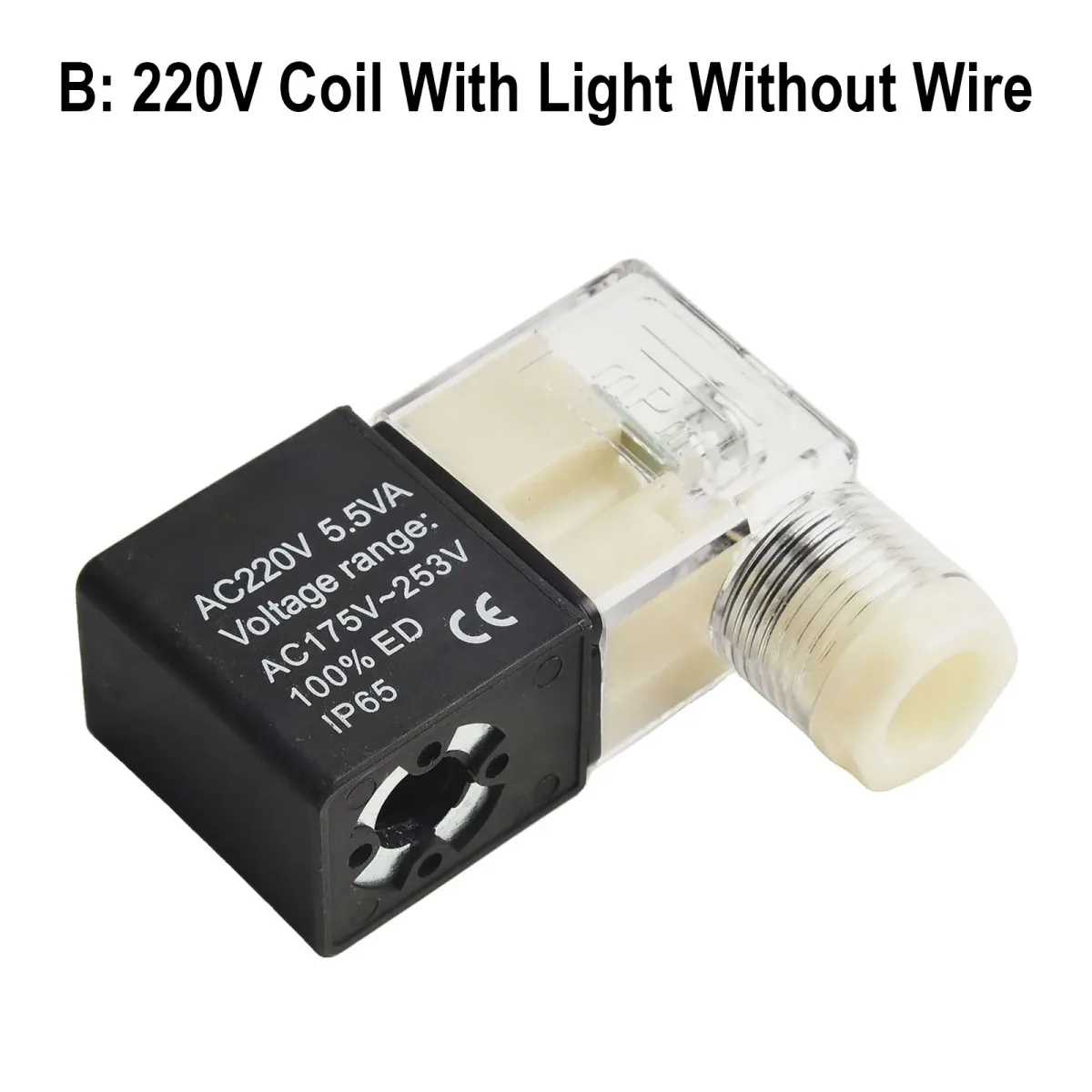 Air Compressor Unloader Valve | Power-off Vent Solenoid | 220V Coil - Thumbnail 4