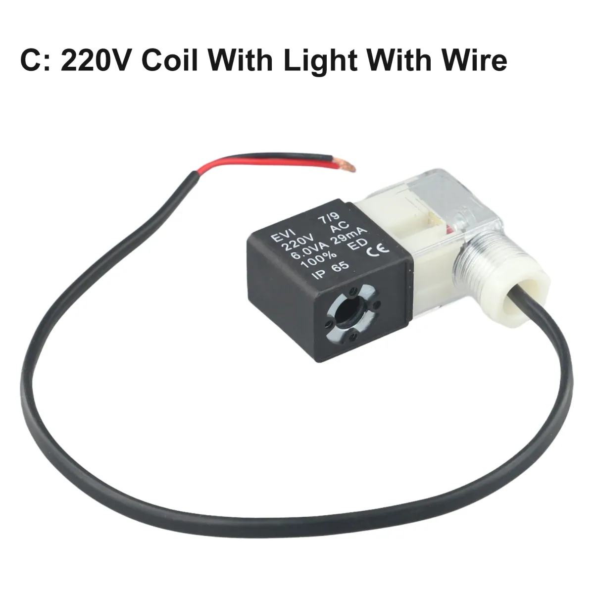 Air Compressor Unloader Valve | Power-off Vent Solenoid | 220V Coil - Thumbnail 2