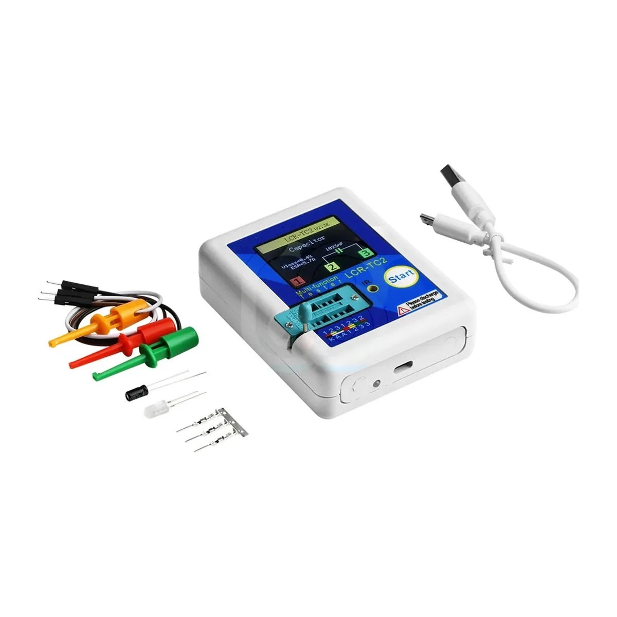 TFT Component Tester | LCR-TC2 Multifunction Meter | Diode, Transistor & Capacitor Analyzer - Image 1