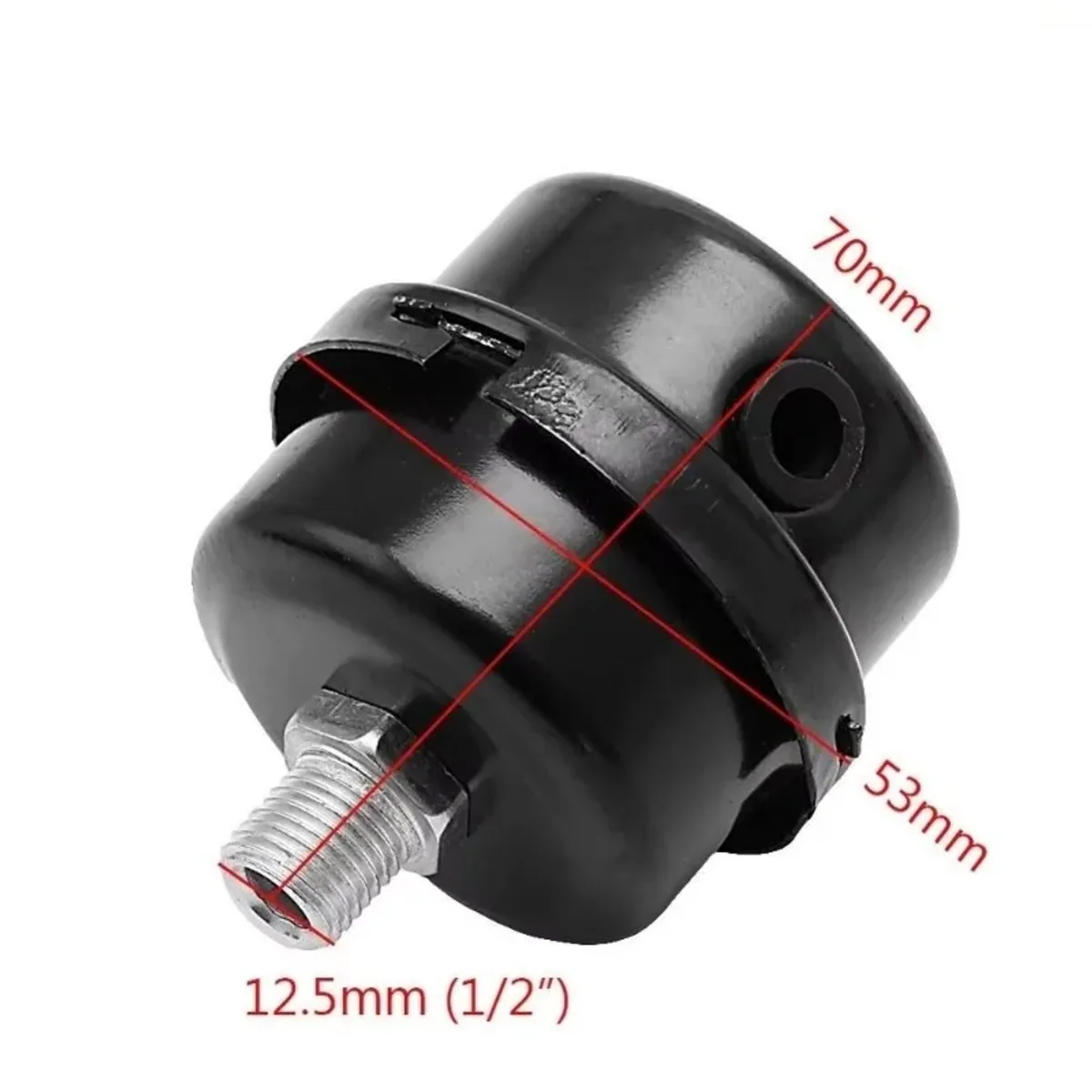 Compressor Parts Intake Filter Silencer | 1/2", 5/8" or 3/4" Thread | Metal - Thumbnail 3
