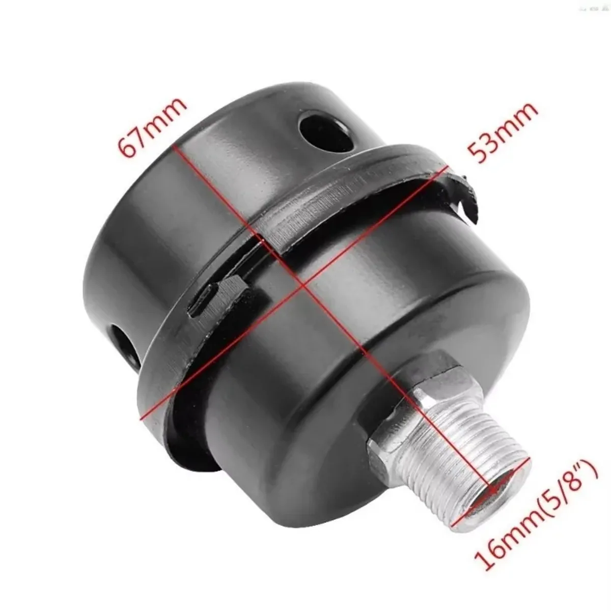 Compressor Parts Intake Filter Silencer | 1/2", 5/8" or 3/4" Thread | Metal - Thumbnail 2