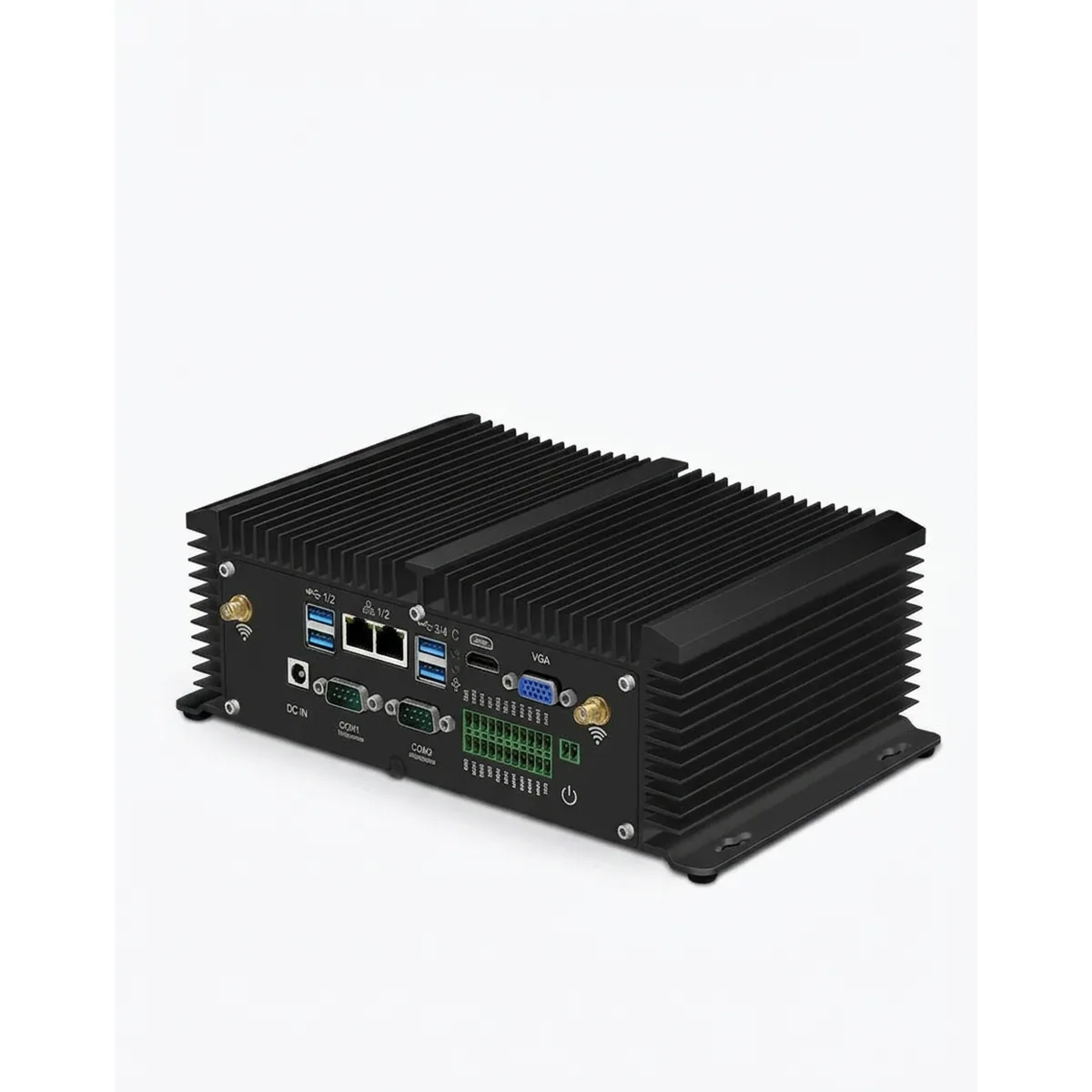 4 Port 2.5G Mini PC | Core i7 Fanless Automation | 4 COM GPIO Box - Thumbnail 3