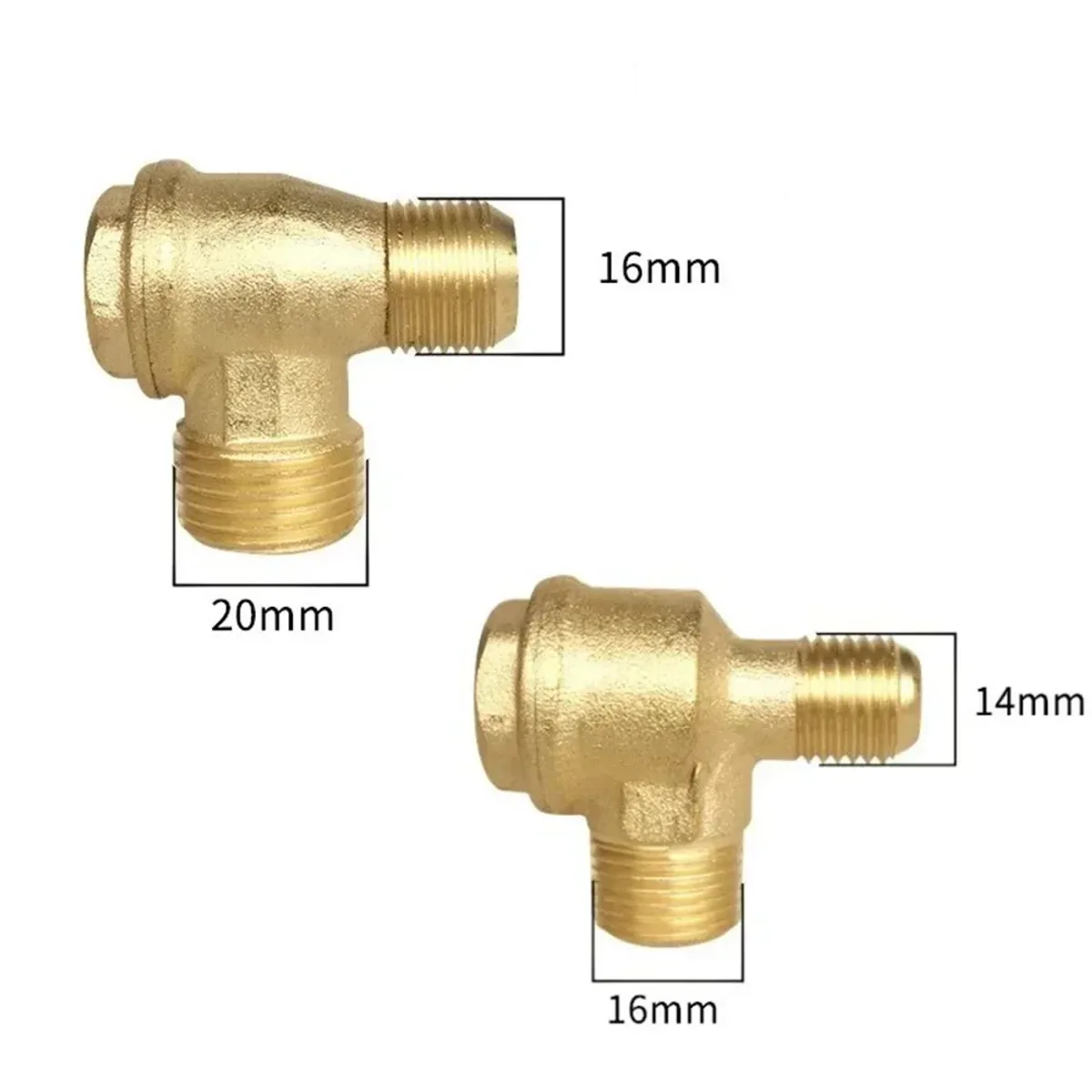 Air Compressor Check Valve | 2 Port Brass Male Thread | 16x14mm or 20x16mm - Thumbnail 6