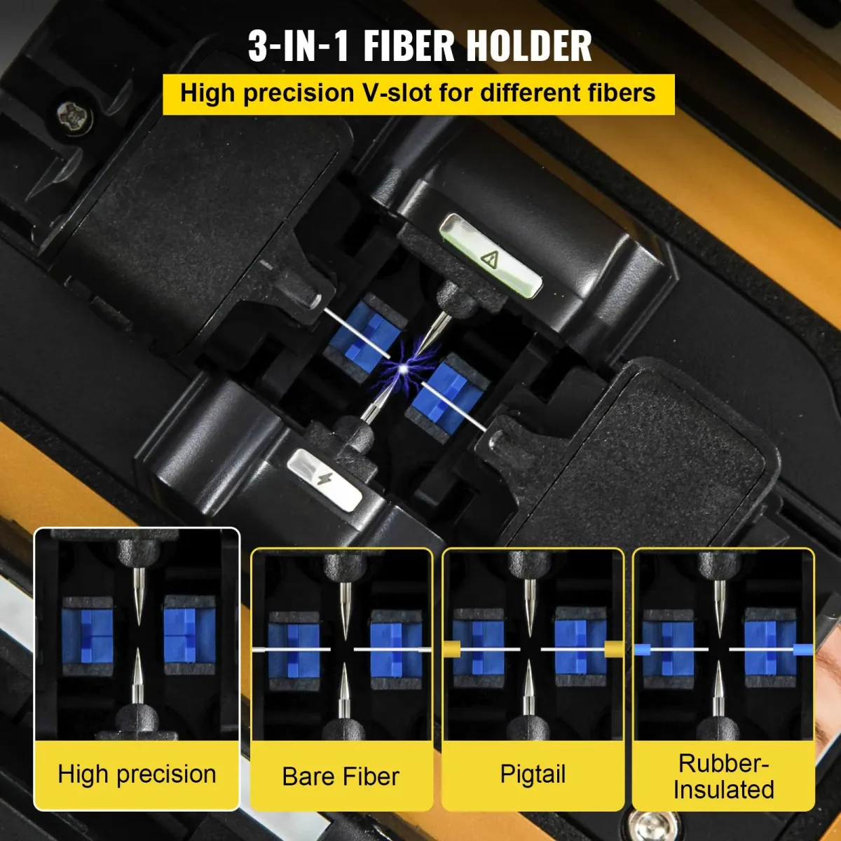 Optical Fibre Fusion Splicer | AI-5Pro or AI-9 | 6-Motor Core Alignment - Thumbnail 3