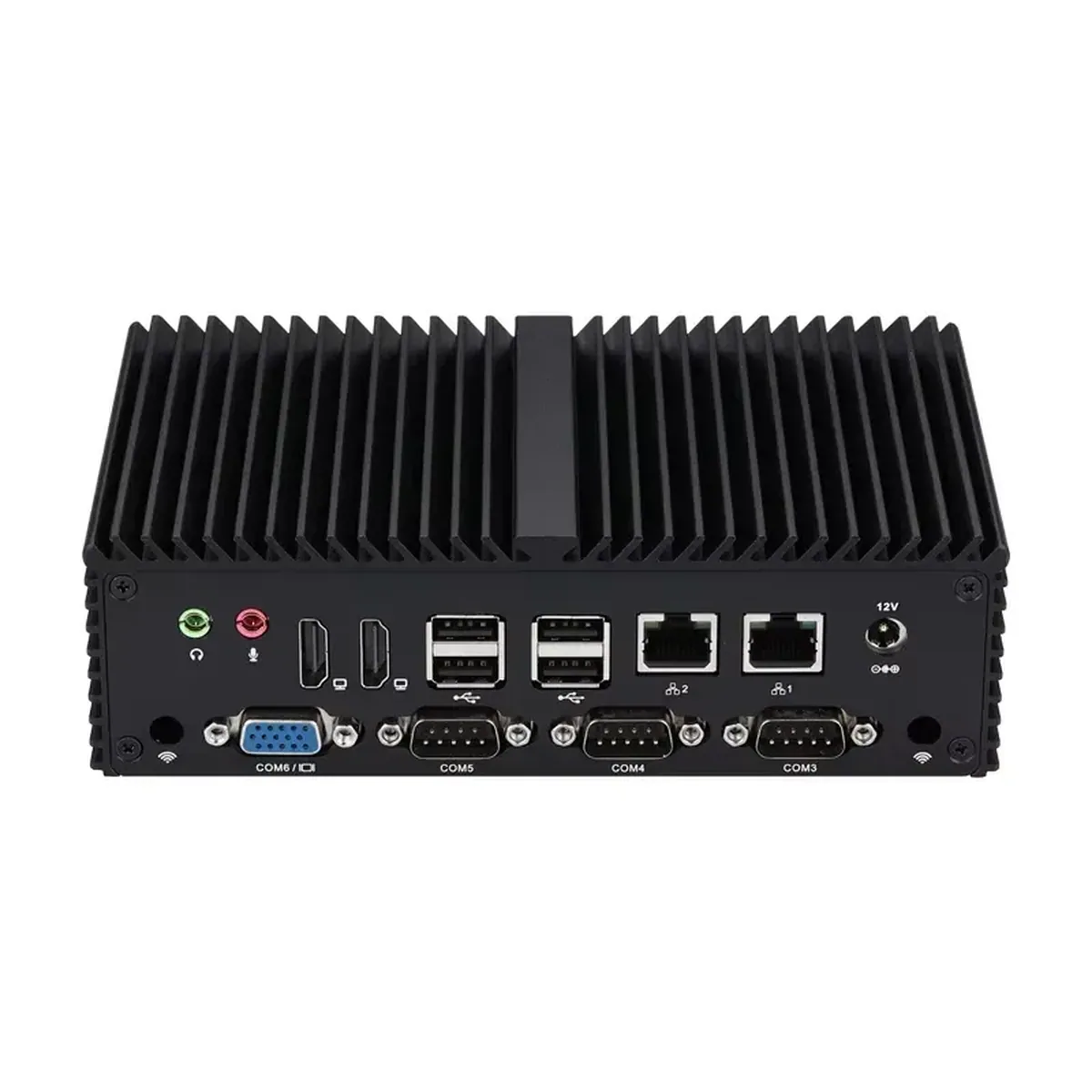Fanless Industrial Mini PC | 2x 2.5GbE | 6x COM RS232 RS485 - Thumbnail 3