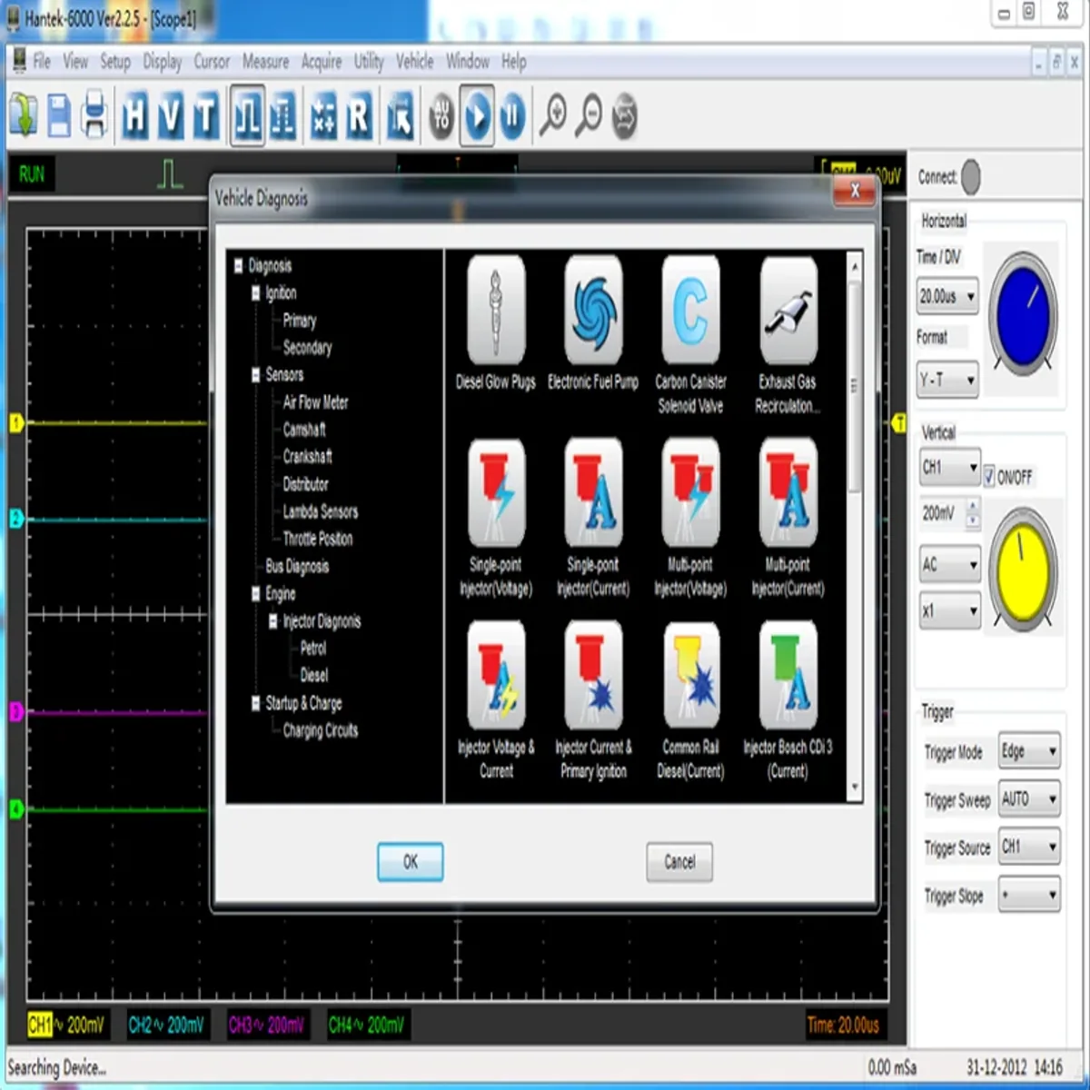 USB Oscilloscope | 4 Channel 70 or 250MHz 1GSa/s | 6074BE Series - Thumbnail 4