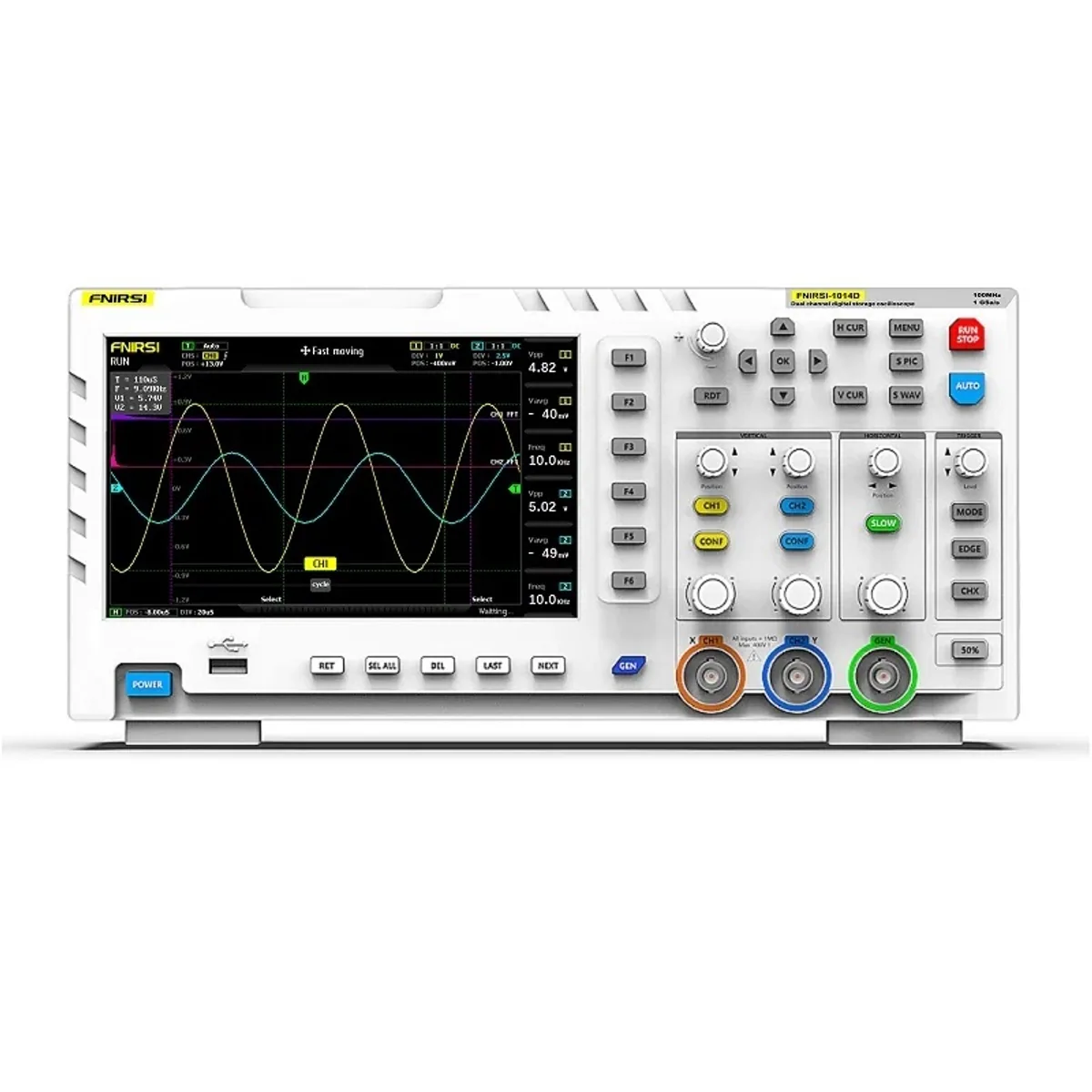 Oscilloscope Signal Generator | 100MHz* 2 Channel 1GSa/s | 1014D