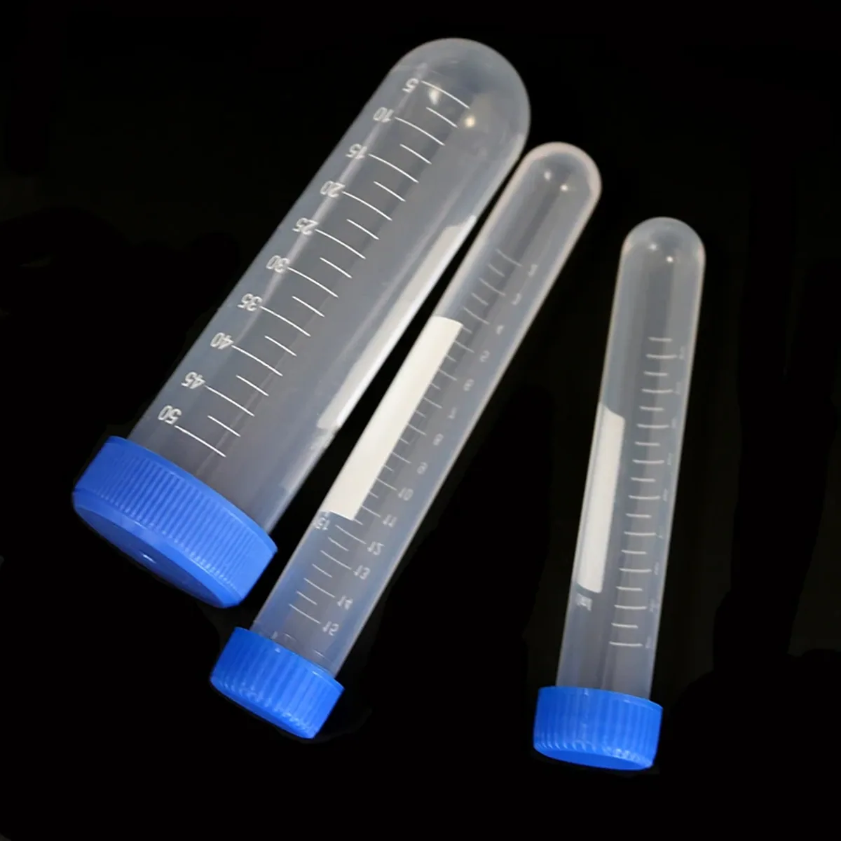 Centrifuge Tube 10 Pack | 10ml, 15ml or 50ml | Blue Screw Cap