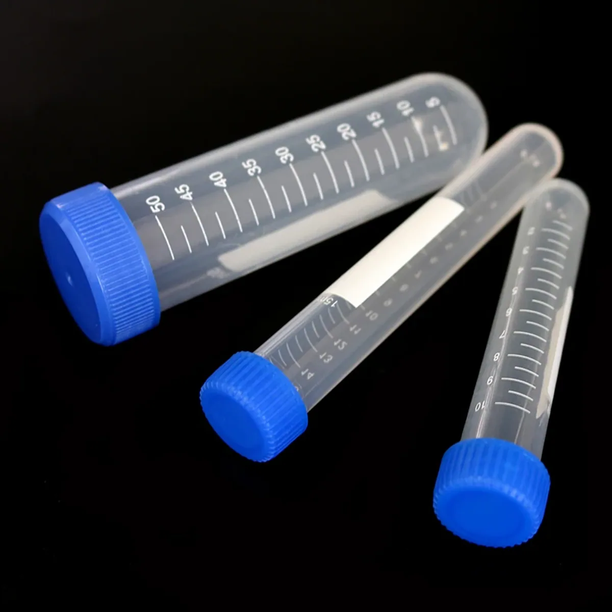 Centrifuge Tube 10 Pack | 10ml, 15ml or 50ml | Blue Screw Cap - Thumbnail 2