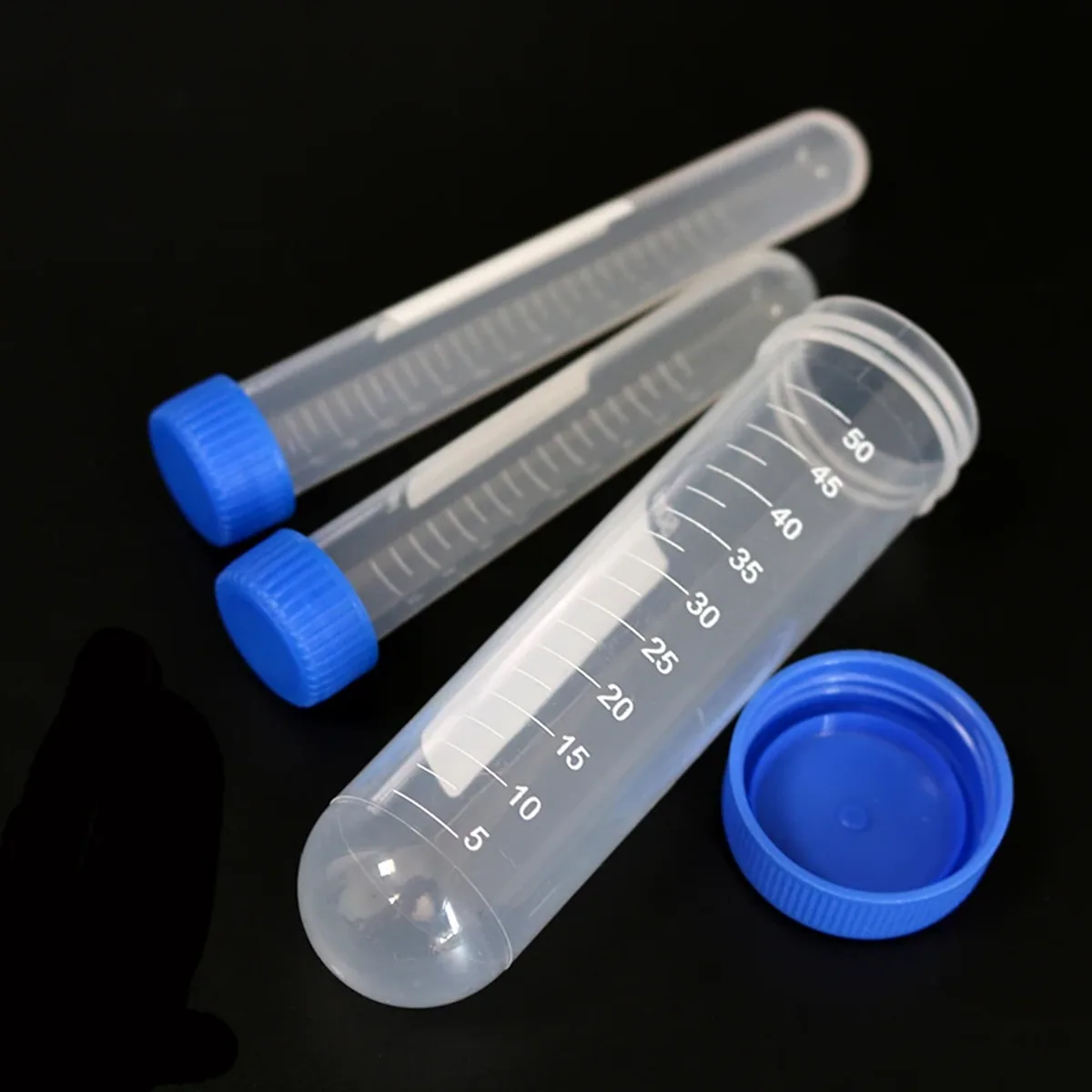 Centrifuge Tube 10 Pack | 10ml, 15ml or 50ml | Blue Screw Cap - Thumbnail 3