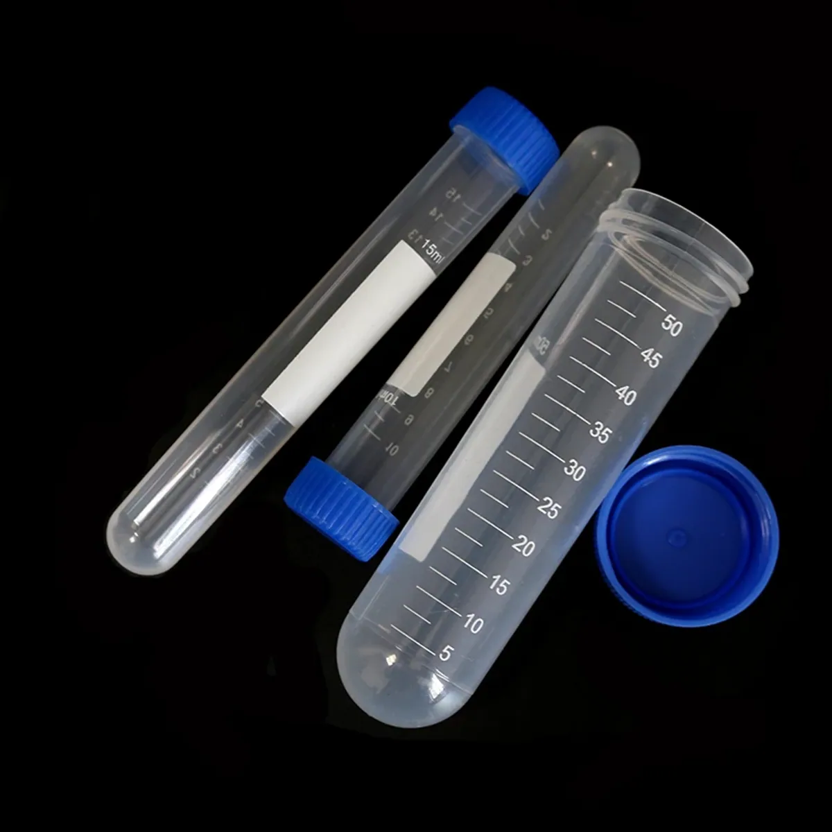 Centrifuge Tube 10 Pack | 10ml, 15ml or 50ml | Blue Screw Cap - Thumbnail 4