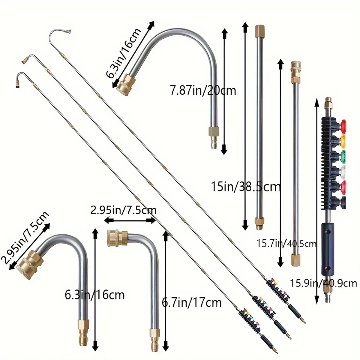 Pressure Washer Extension Lance Kit | 1/4 Inch Quick Connect - Thumbnail 3