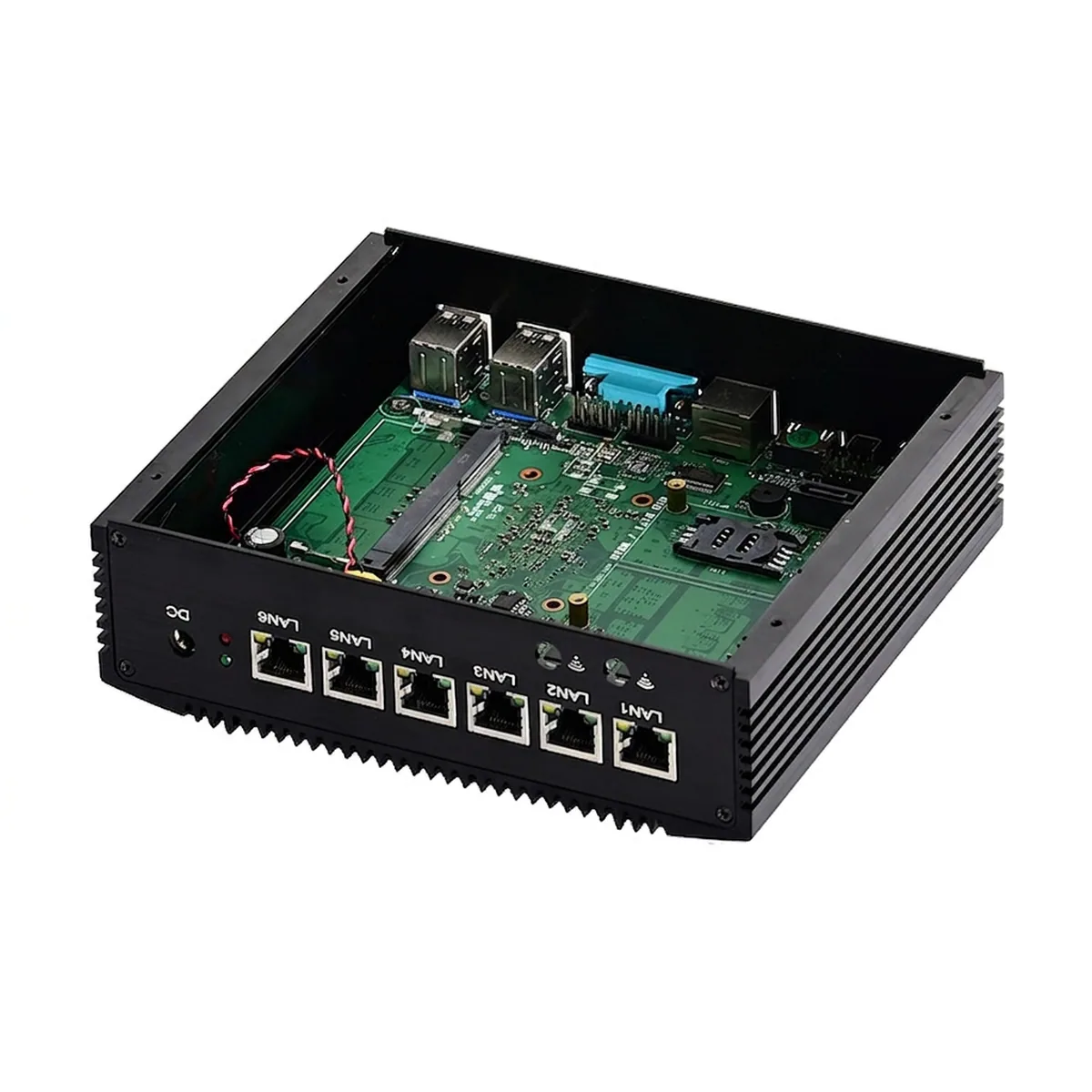 Appliance Mini PC | 6 Port Gigabit LAN AES-NI | pfSense Router Box - Thumbnail 4