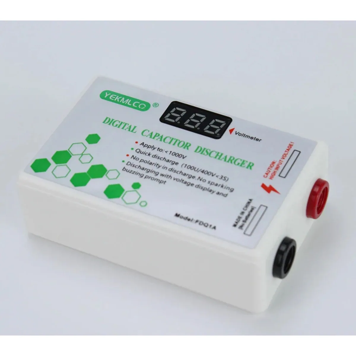 Digital Capacitor Discharge Tool | 10 to 1000V Voltage Display | FDQ1A or FDQ1 - Thumbnail 6