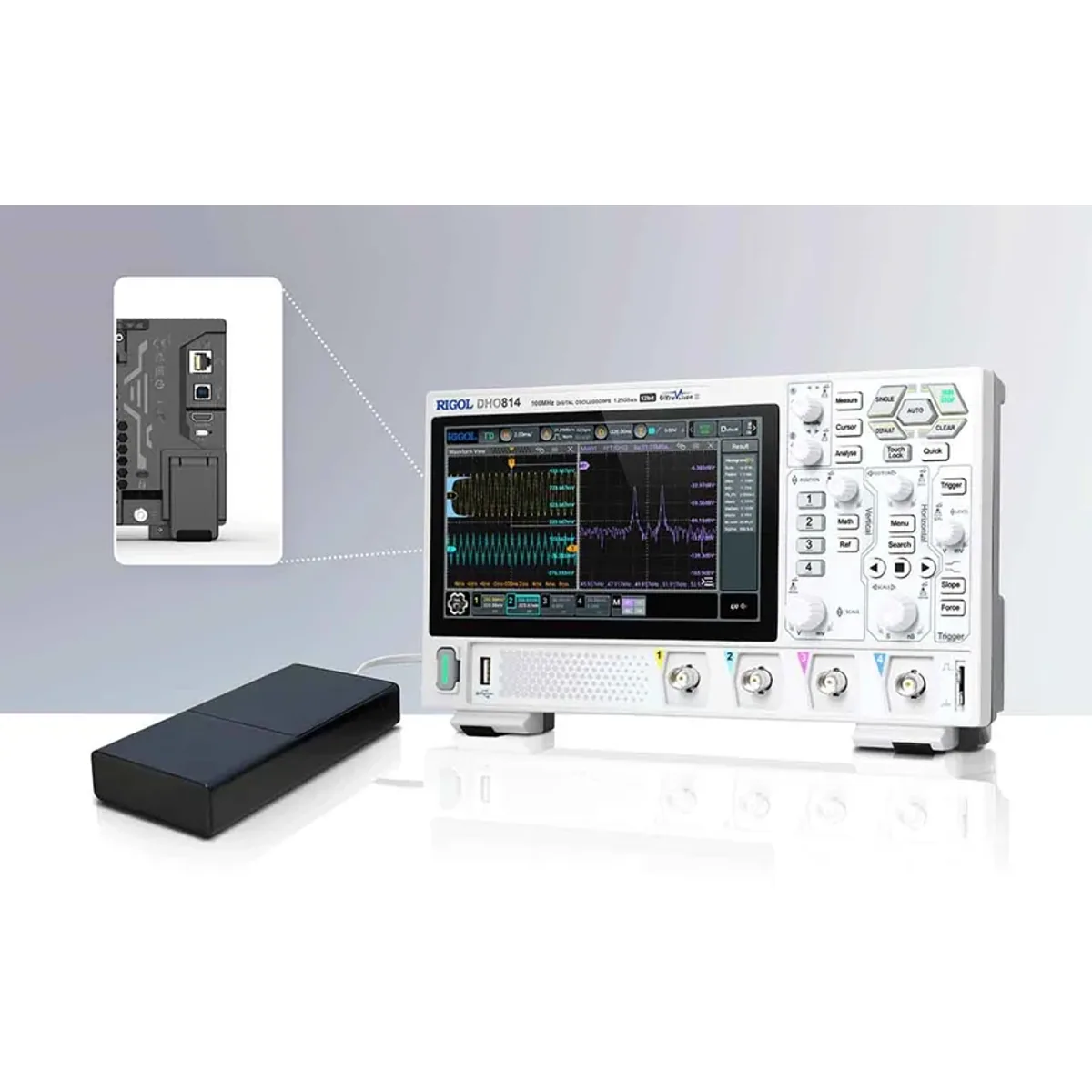 Digital Oscilloscope | 12-bit 70 or 100MHz 25Mpts | DHO800 Series - Thumbnail 5