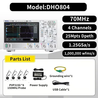 DHO804 (70MHz, 4 channels)