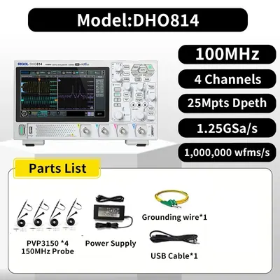 DHO814 (100MHz, 4 channels)