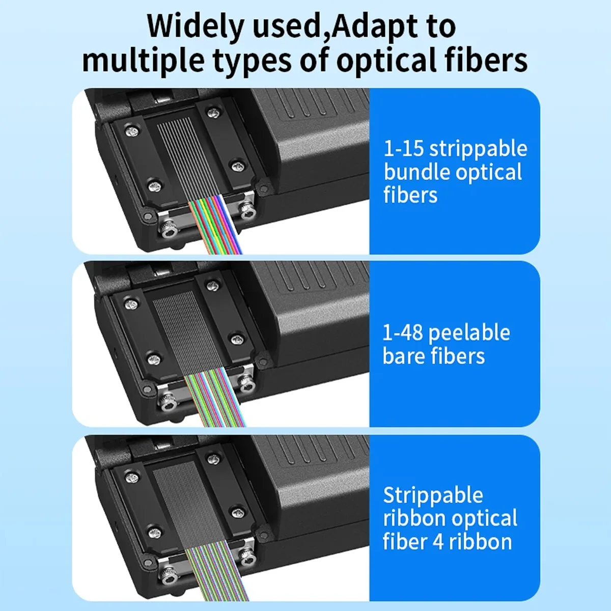 Thermal Fibre Stripping Tool AUA-M8 | 1 to 48 Fibres | 8 Heat Levels - Thumbnail 3