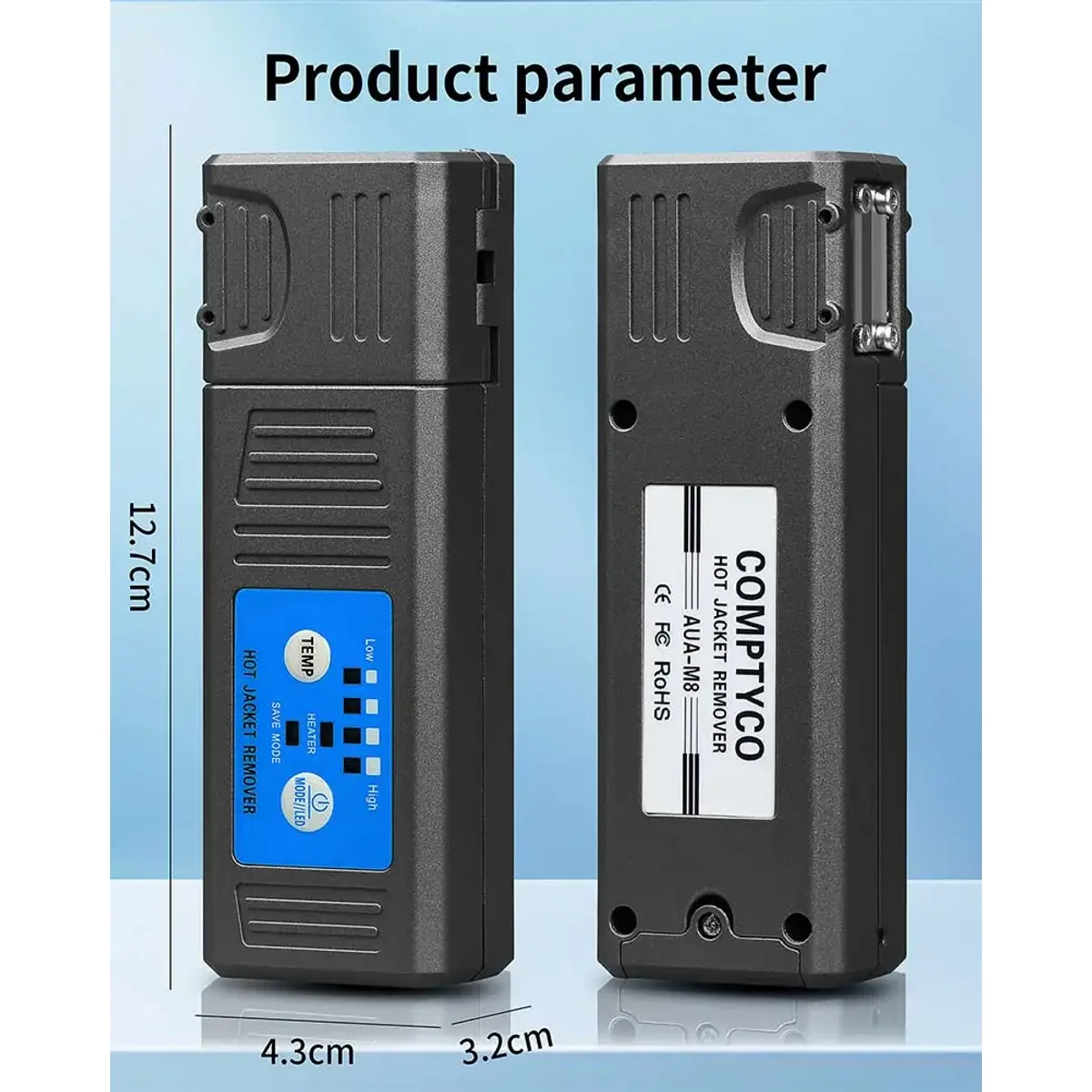 Thermal Fibre Stripping Tool AUA-M8 | 1 to 48 Fibres | 8 Heat Levels - Thumbnail 6