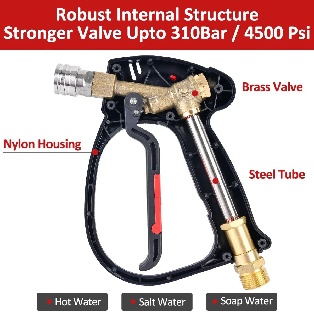 Pressure Washer Lance and Gun MV925 | 310 Bar | M22-14mm Swivel Inlet