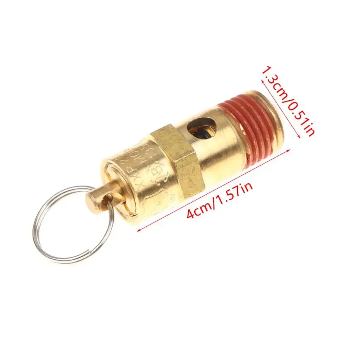Air Compressor Safety Relief Valve 1/4 Inch NPT | 125 to 270PSI | Brass - Thumbnail 5