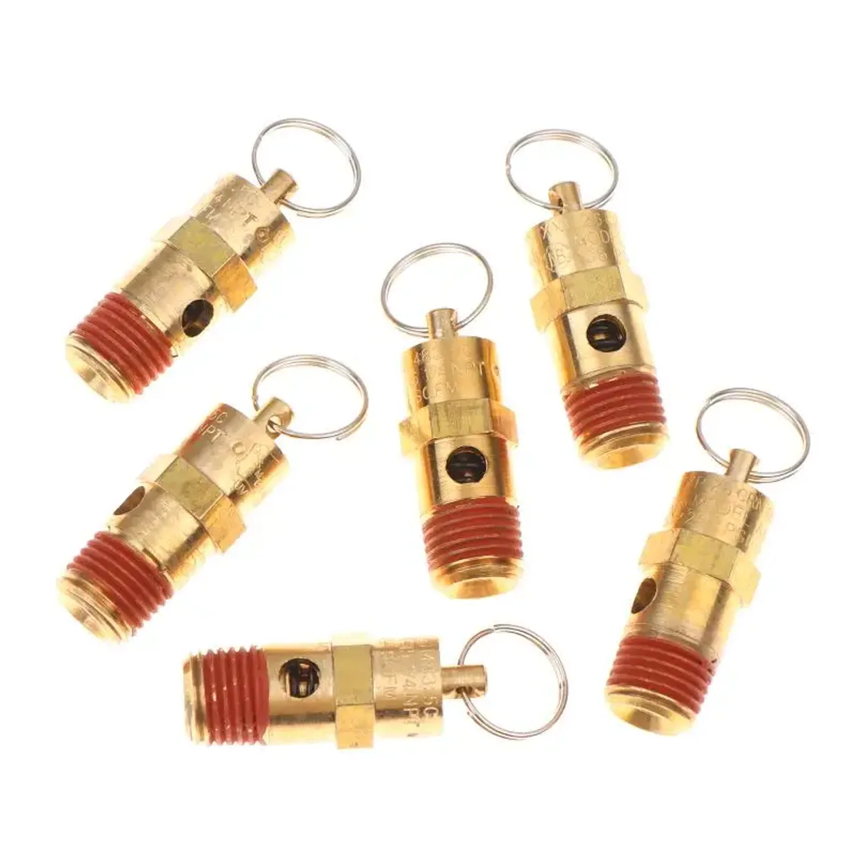 Air Compressor Safety Relief Valve 1/4 Inch NPT | 125 to 270PSI | Brass - Thumbnail 4
