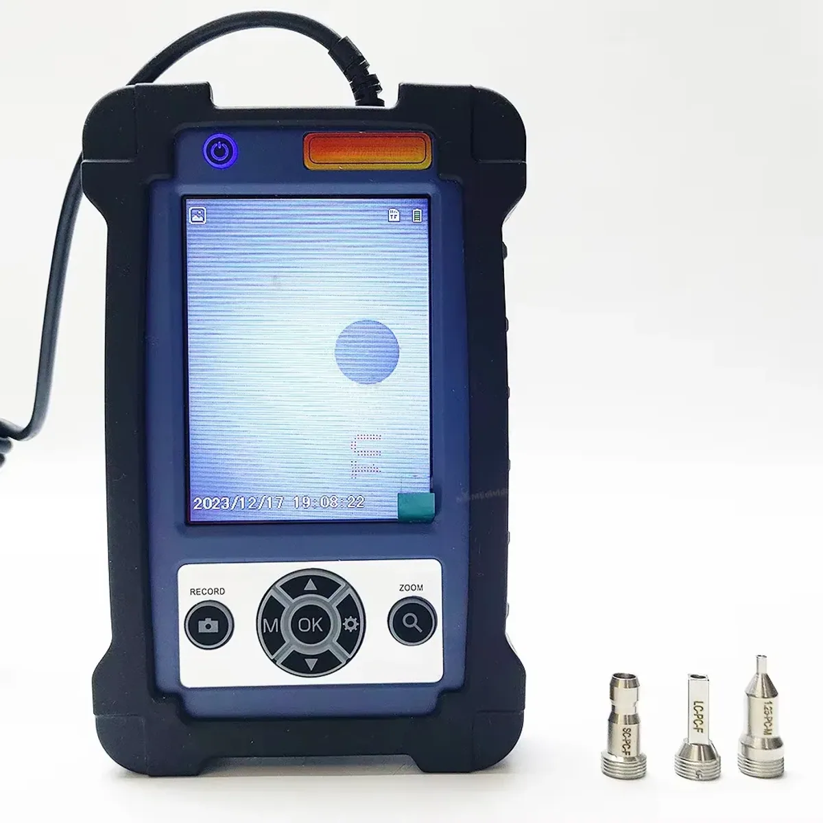 Fibre Inspection Scope AUA-400 | 3.5 Inch LCD, 200x/400x | Video Recording - Thumbnail 4