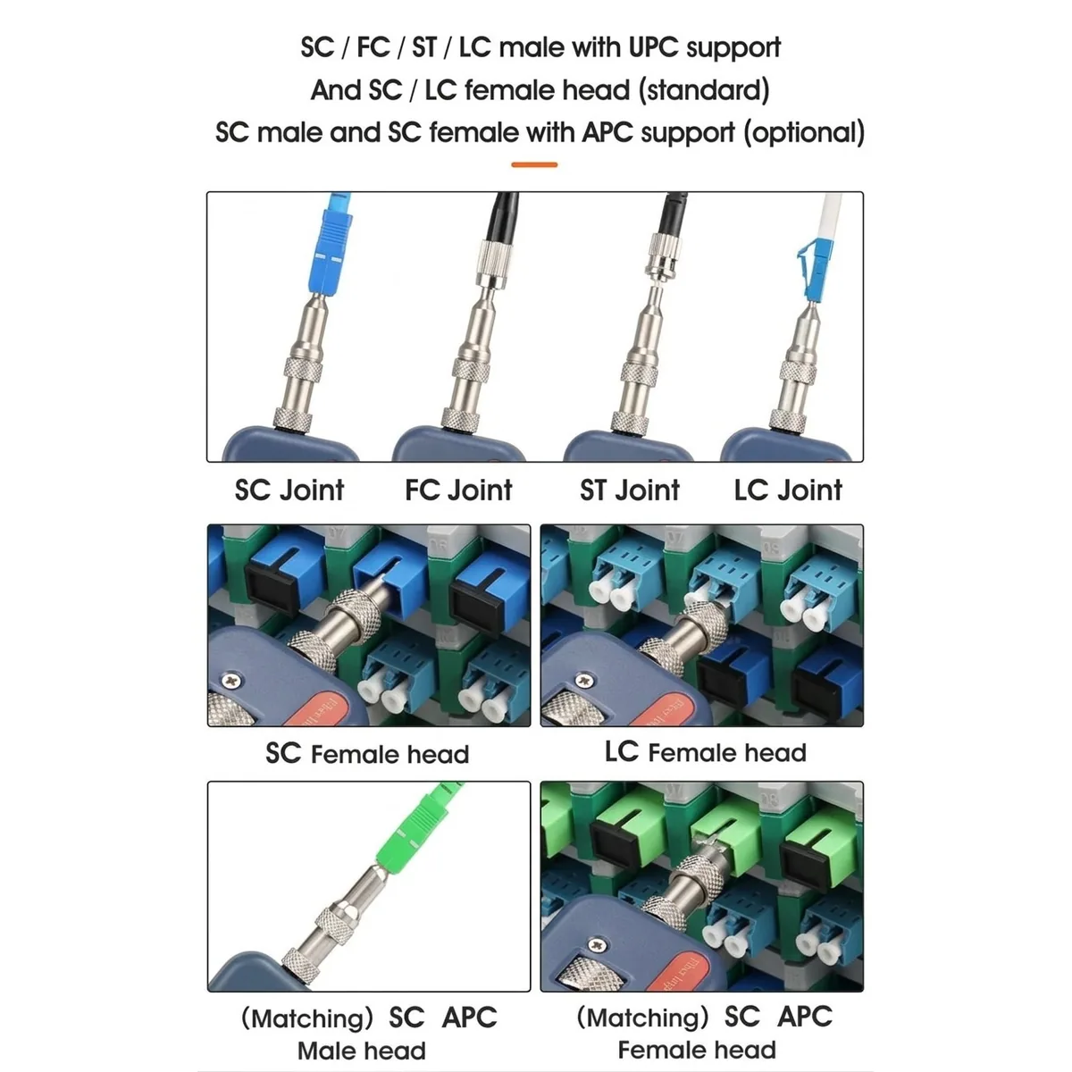 Fibre Inspection Scope AUA-400 | 3.5 Inch LCD, 200x/400x | Video Recording - Thumbnail 3