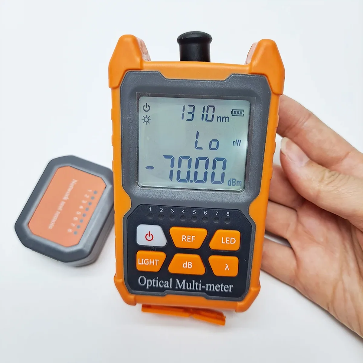 Mini Optical Power Meter | -70 to +6dBm, 6 Wavelengths | VFL and RJ45 Options - Thumbnail 4