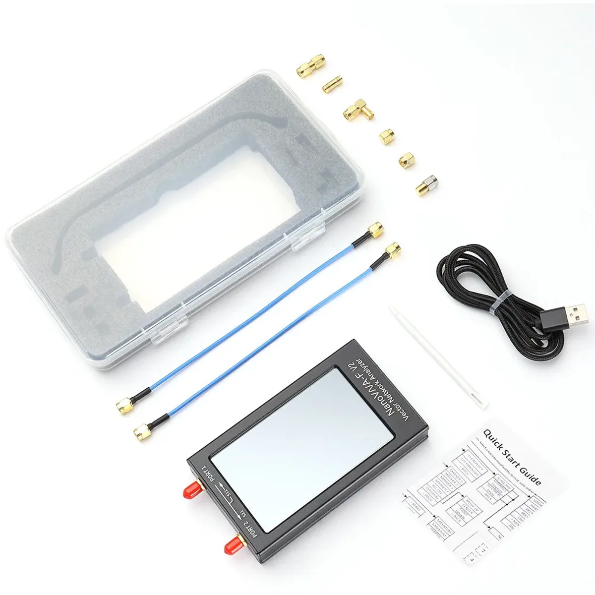Vector Network Analyser NanoVNA-F V2 | 50kHz to 3GHz | 4.3 Inch Touch Screen - Thumbnail 5