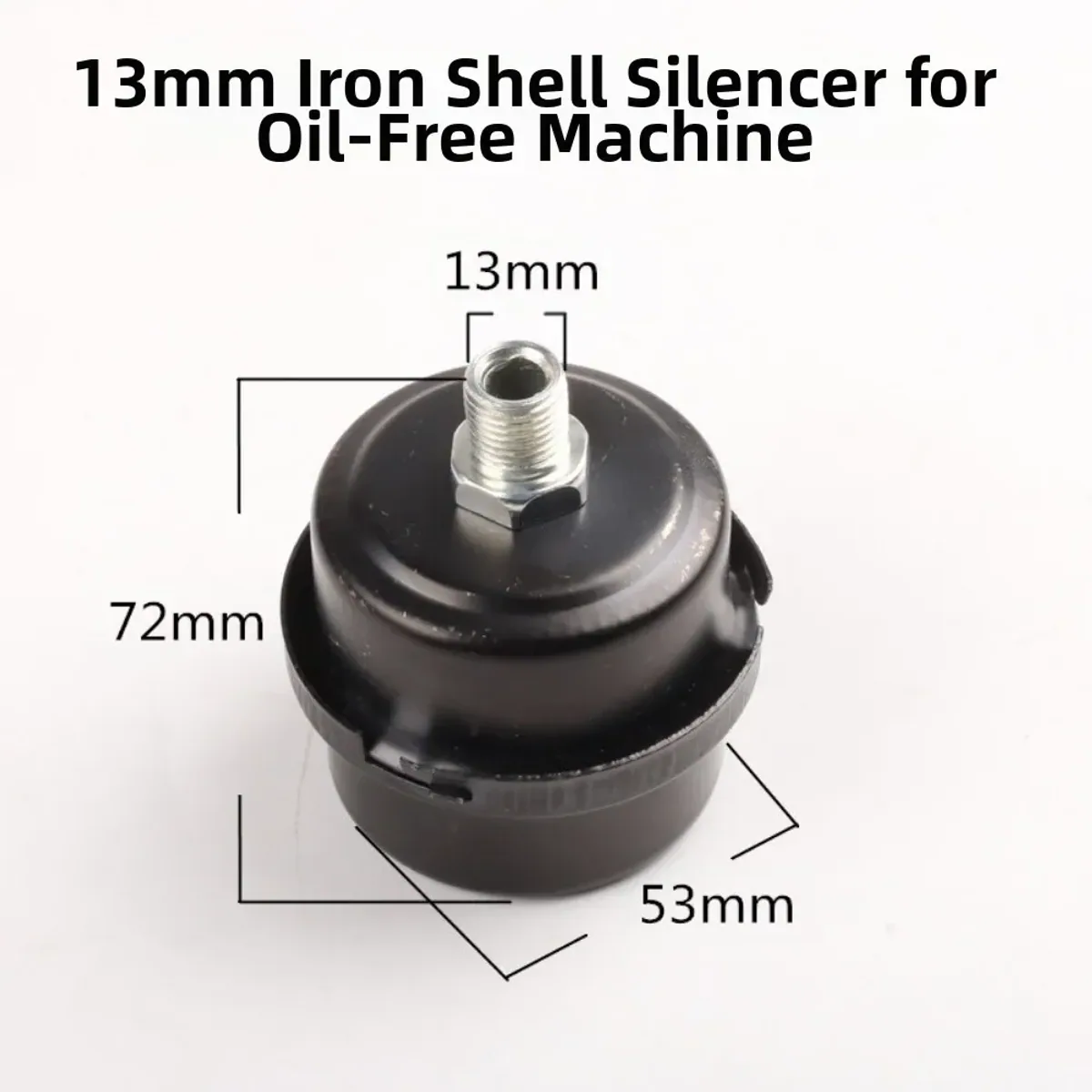 Air Compressor Accessories Intake Filter Silencer | 12.5, 16 or 20mm Thread - Thumbnail 2