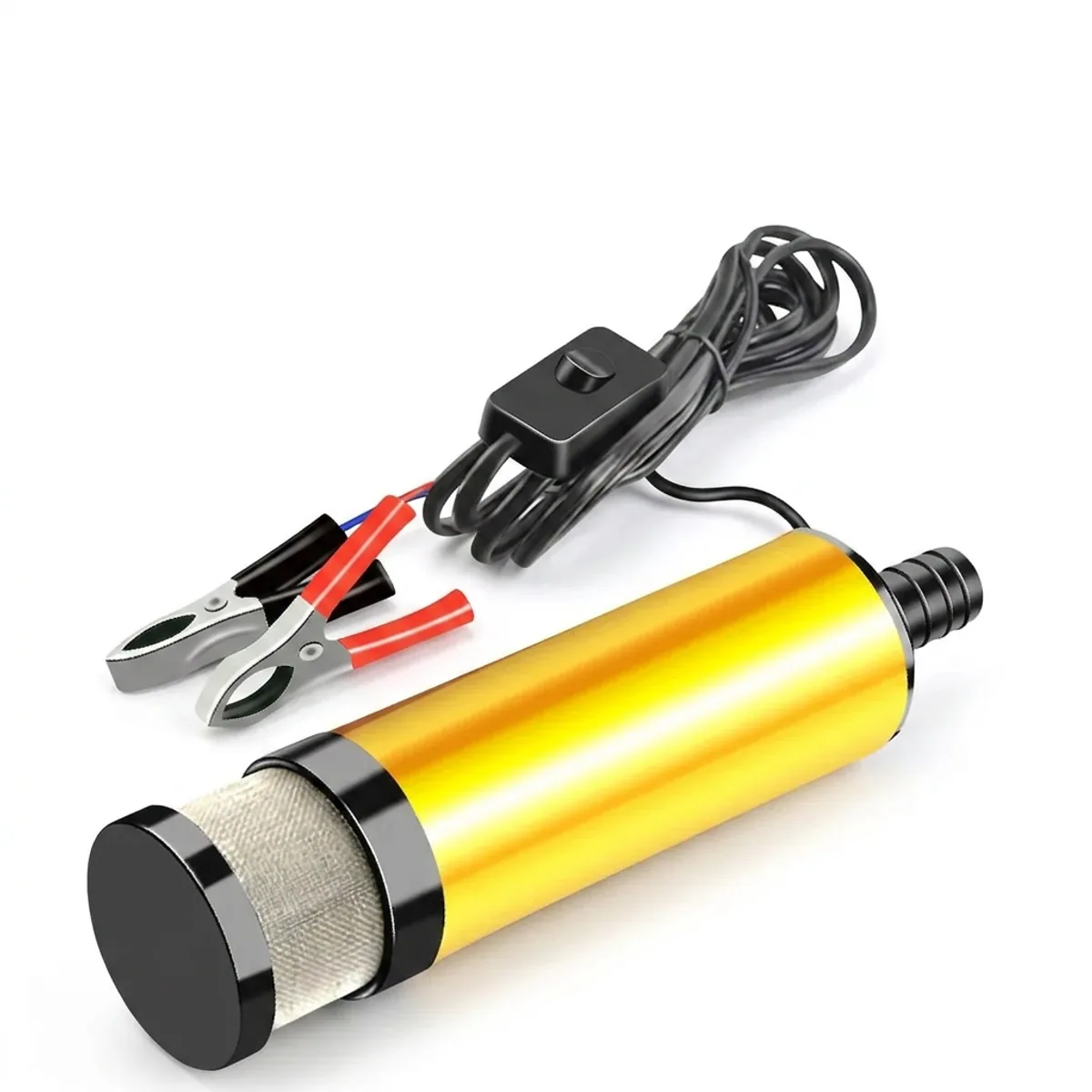 12V Diesel Transfer Pump | Submersible 12L/Min Flow | Aluminum Alloy Shell - Thumbnail 4