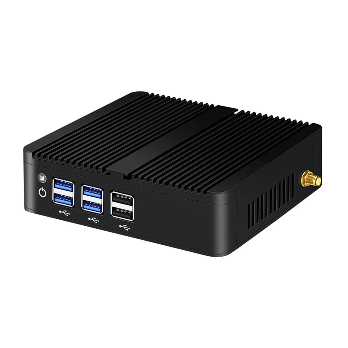 Fanless Mini PC | Dual Display HDMI VGA | Gigabit LAN Aluminium
