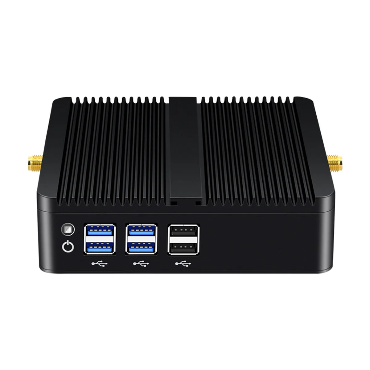 Fanless Mini PC | Dual Display HDMI VGA | Gigabit LAN Aluminium - Thumbnail 4