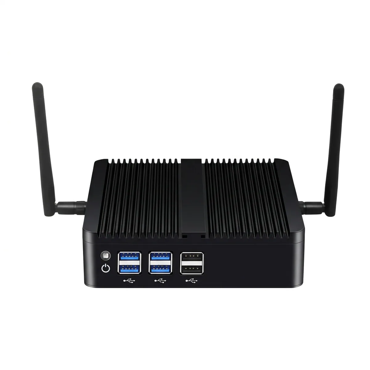 Fanless Mini PC | Dual Display HDMI VGA | Gigabit LAN Aluminium - Thumbnail 6