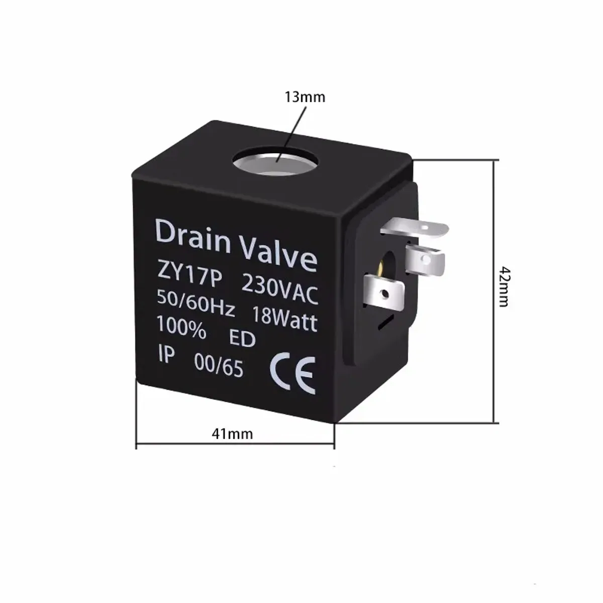 Air Compressor Automatic Drain Valve G1/2 | 230VAC Solenoid | Timer Controller - Thumbnail 2