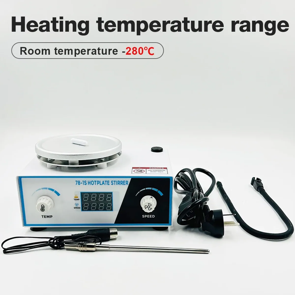 Magnetic Stirrer Hot Plate | 0-2600RPM | 280°C | 2000ml Working Capacity - Thumbnail 3