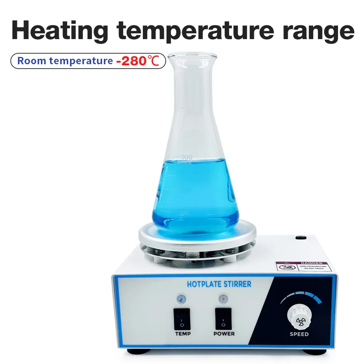 Magnetic Stirrer Hot Plate | 0-2600RPM | 280°C | 2000ml Working Capacity - Thumbnail 6