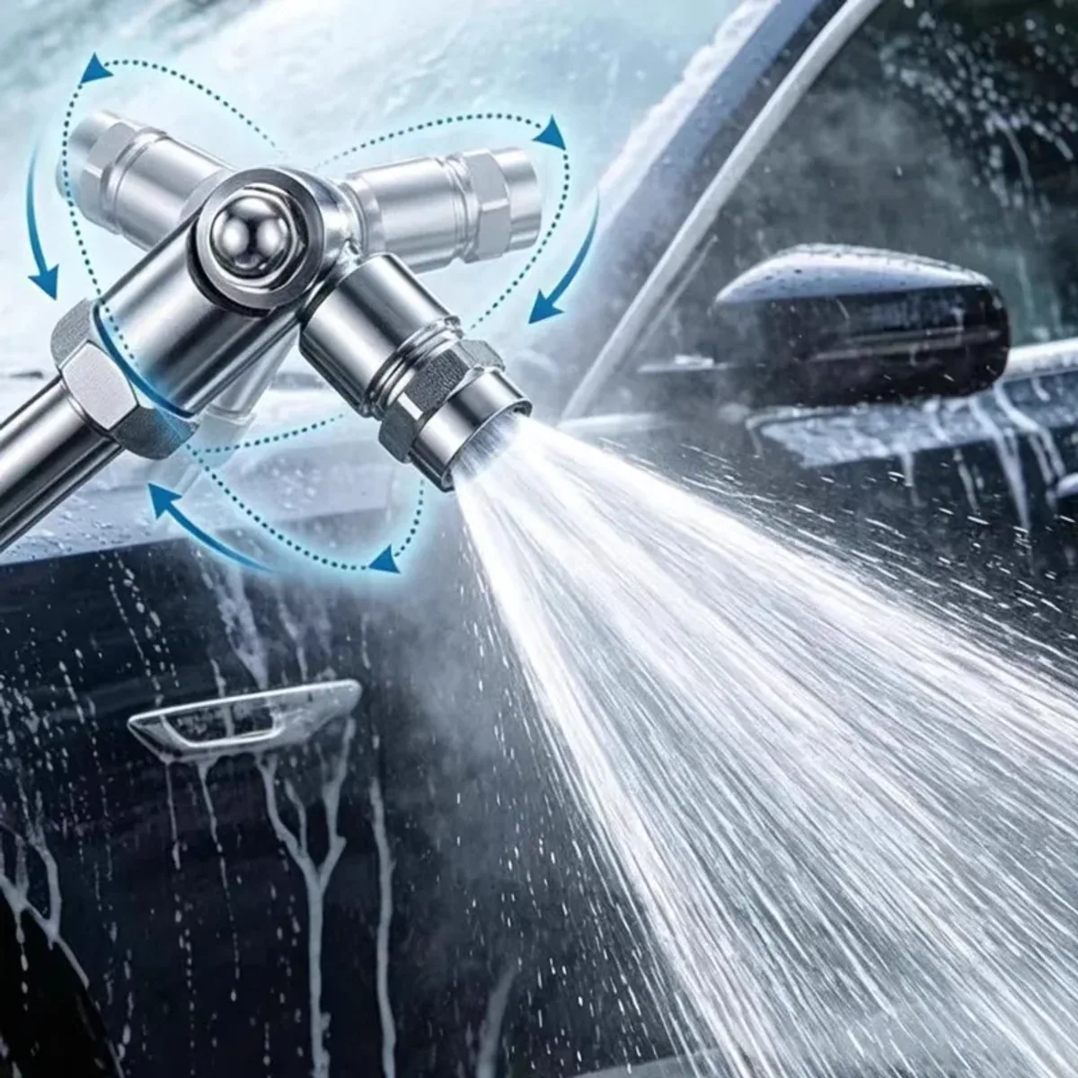 Pressure Washer Extension Lance | 1/4 Quick Plug | 25 Degree Rotating Nozzle - Thumbnail 4