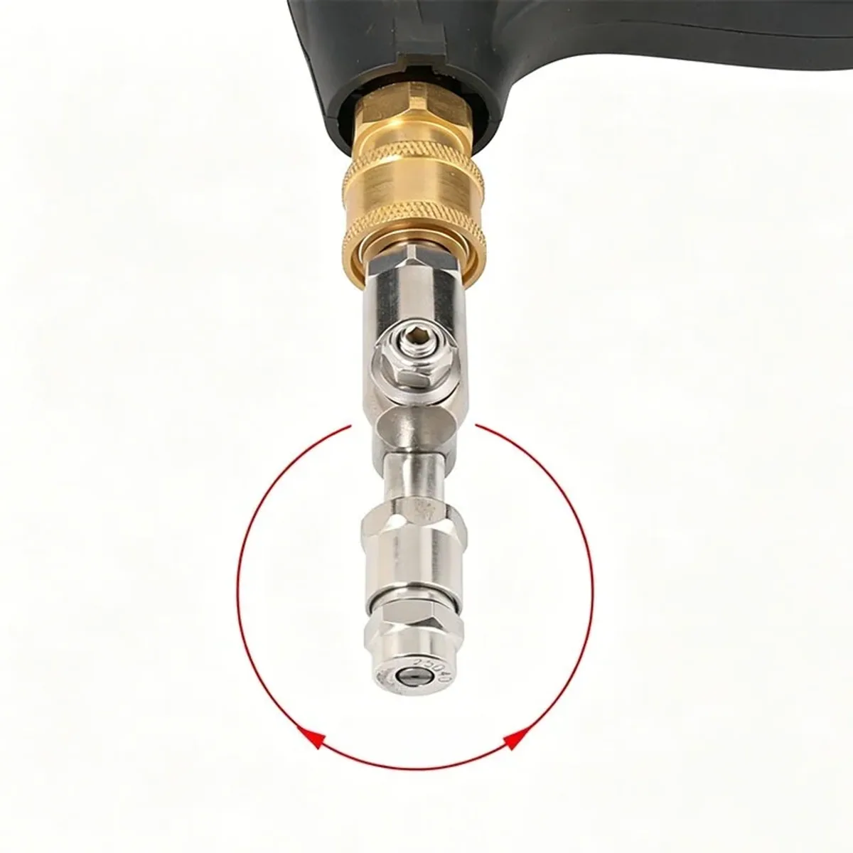 Pressure Washer Extension Lance | 1/4 Quick Plug | 25 Degree Rotating Nozzle - Thumbnail 2