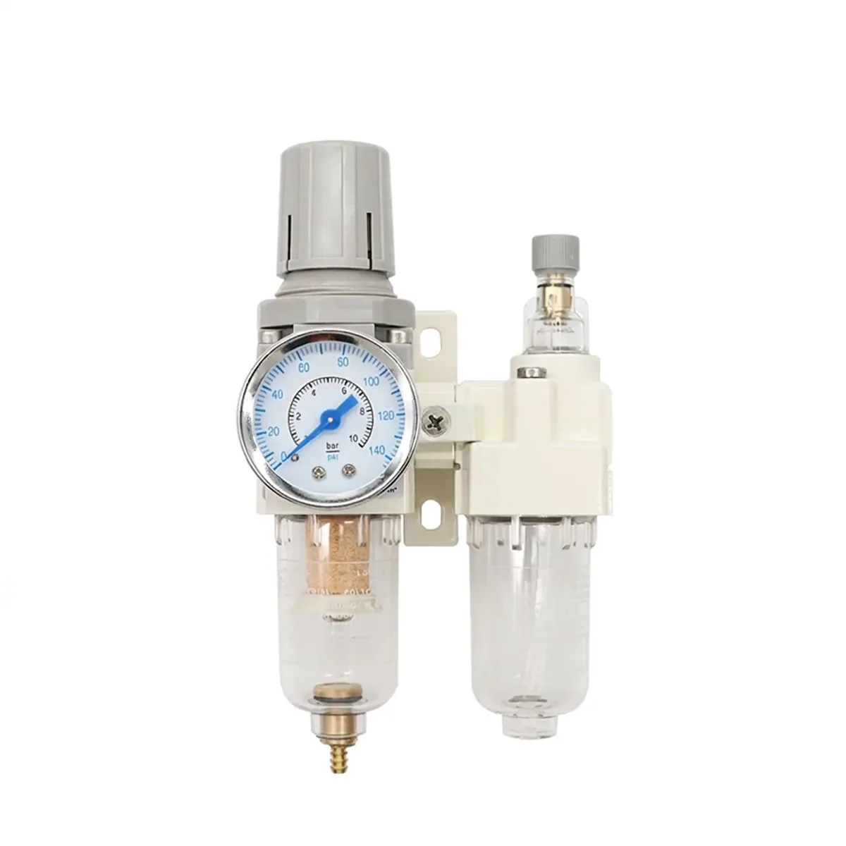 Pneumatic Air Filter Regulator | Oil-Water Separator with Manual Drain | SMC-Type AC2010-02