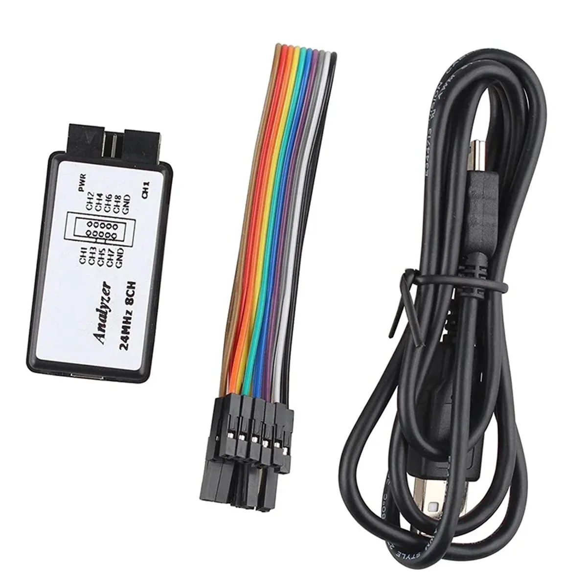 USB Logic Analyser 24MHz 8 Channel | 24Msps | SPI, I2C, UART Decoding - Thumbnail 4