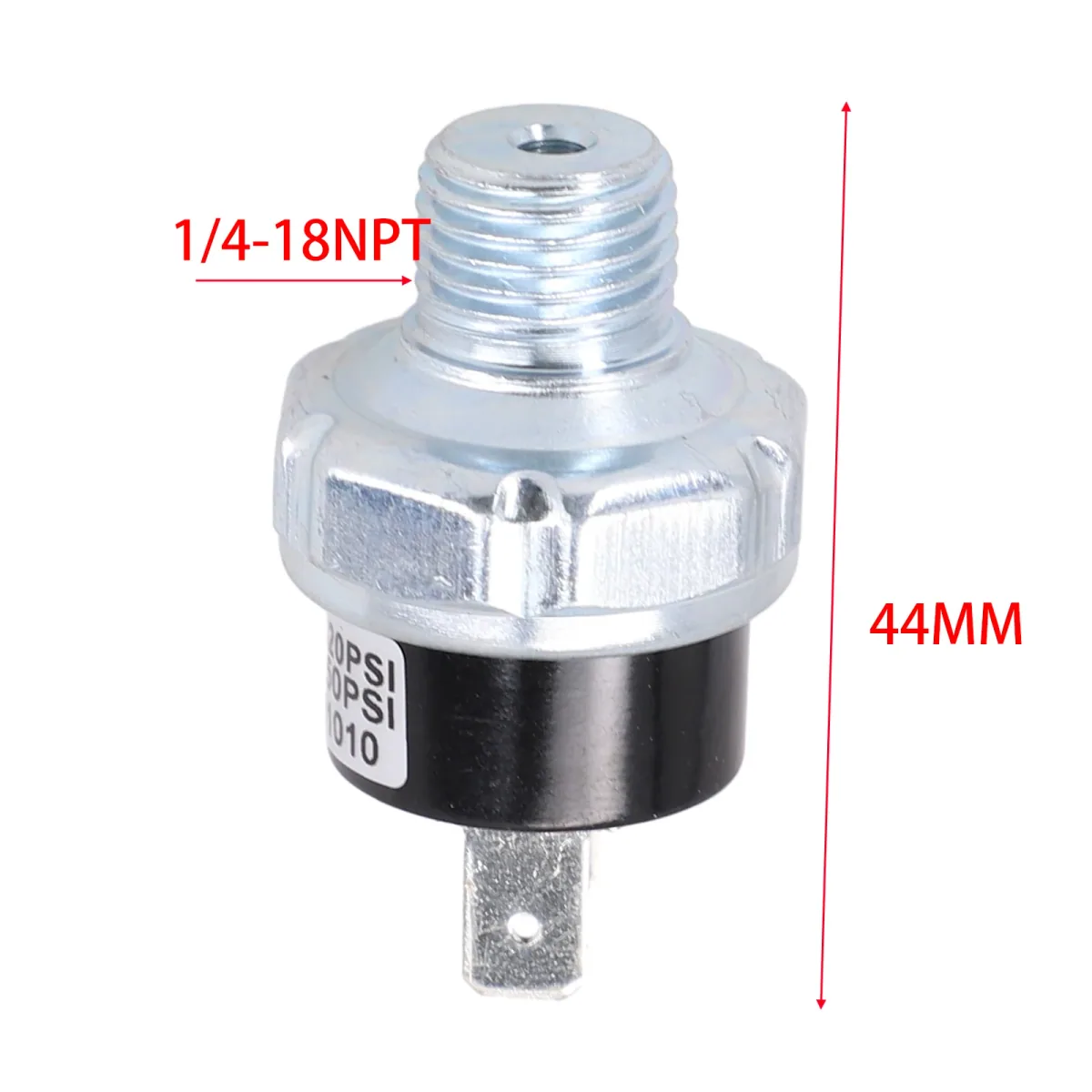 Air Compressor Pressure Switch | 1/4-18 NPT Male | 110-140PSI or 120-150PSI - Thumbnail 4