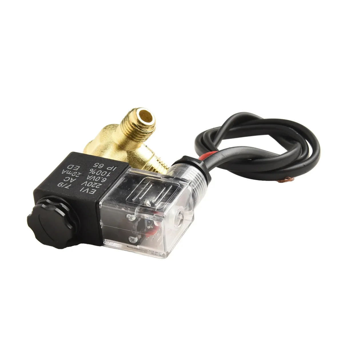 Air Compressor Unloader Valve | Solenoid + Check Valve | 220V AC | 5 Sizes - Thumbnail 2