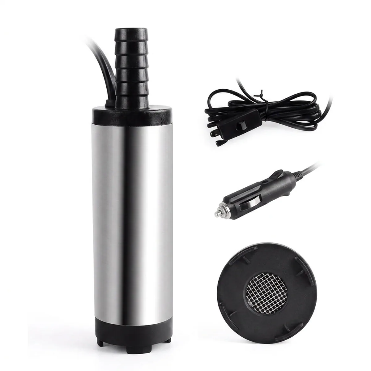 Transfer Pump | 38mm Stainless Steel Body | 12V 24V DC 12L/min Flow - Thumbnail 4