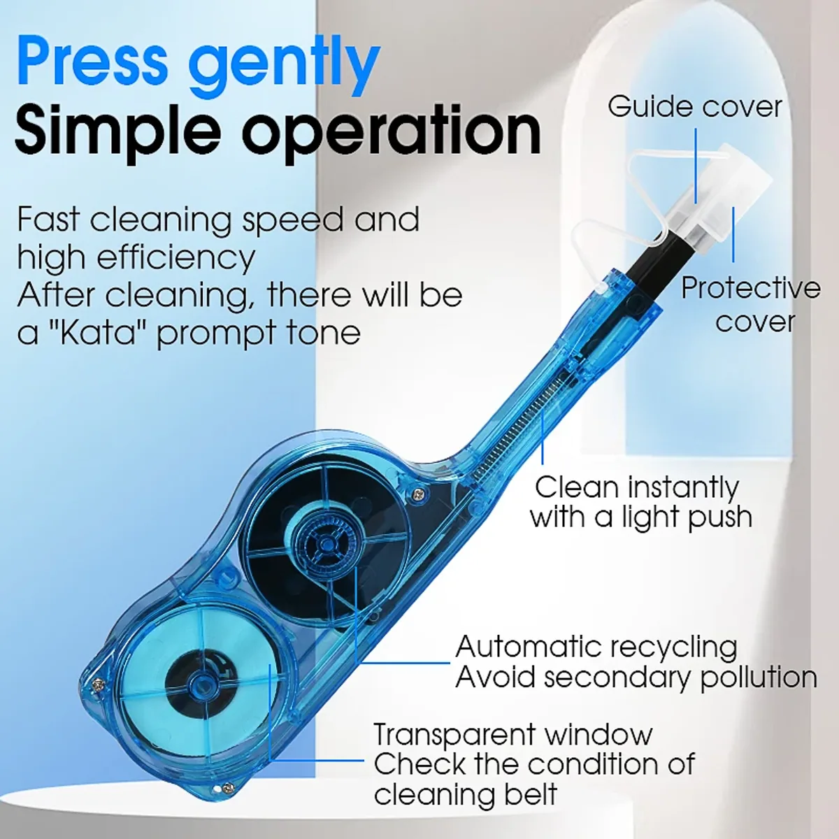 MPO/MTP Fibre Cleaning Pen AUA-M600 | Over 600 Cleans | Male and Female - Thumbnail 3