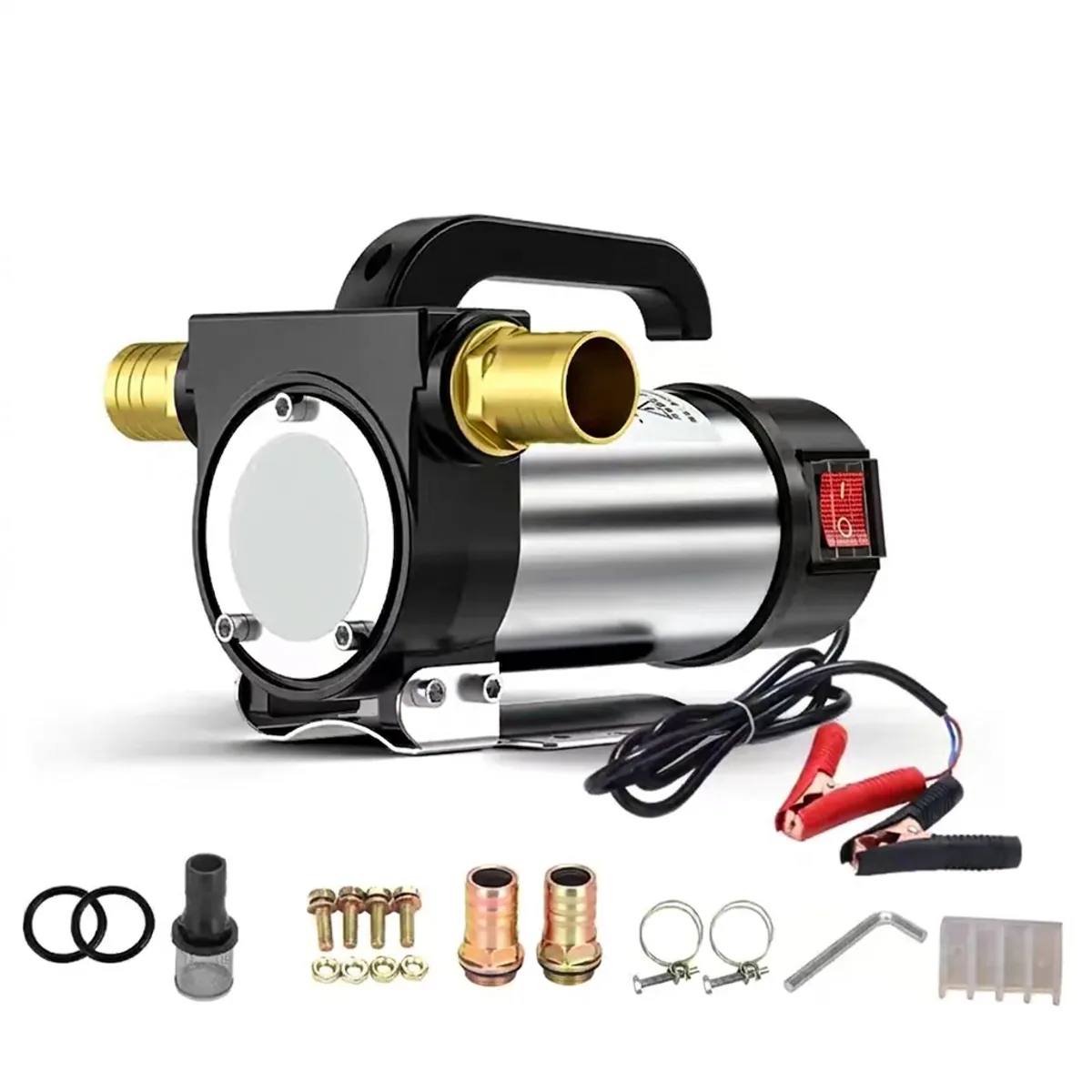 Heavy-Duty Diesel Transfer Pump | Self-Priming Refueling | For RV and Truck - Thumbnail 9