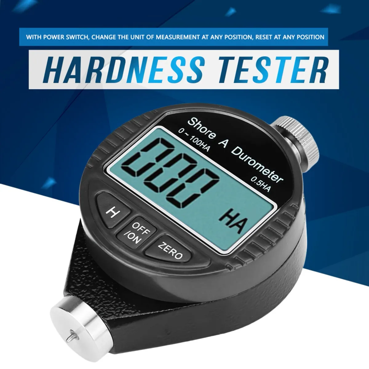 Digital Shore A Durometer Hardness Tester | 0 to 100 HA | LCD Display - Thumbnail 5