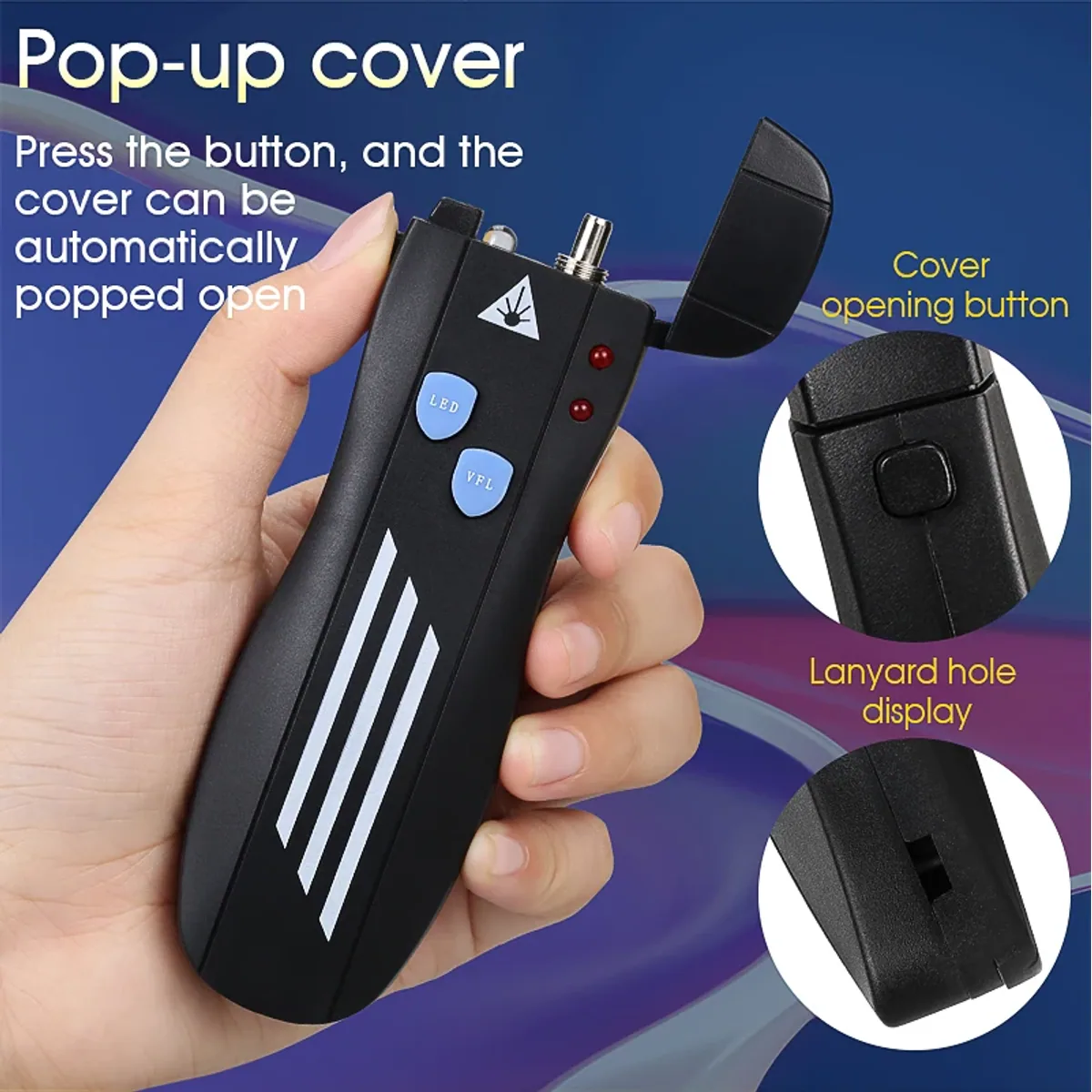 Visual Fault Locator 650nm | 1mW to 50mW | Rechargeable, 2.5mm SC/FC/ST - Thumbnail 8